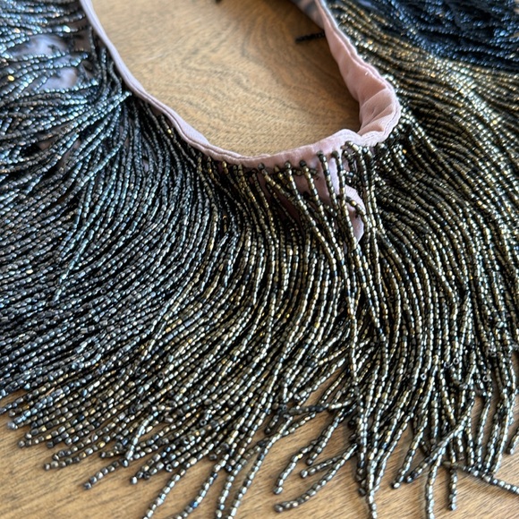 Mignonne Gavigan Le Marcel Beaded Necklace in black, gold and silver - Picture 3 of 5